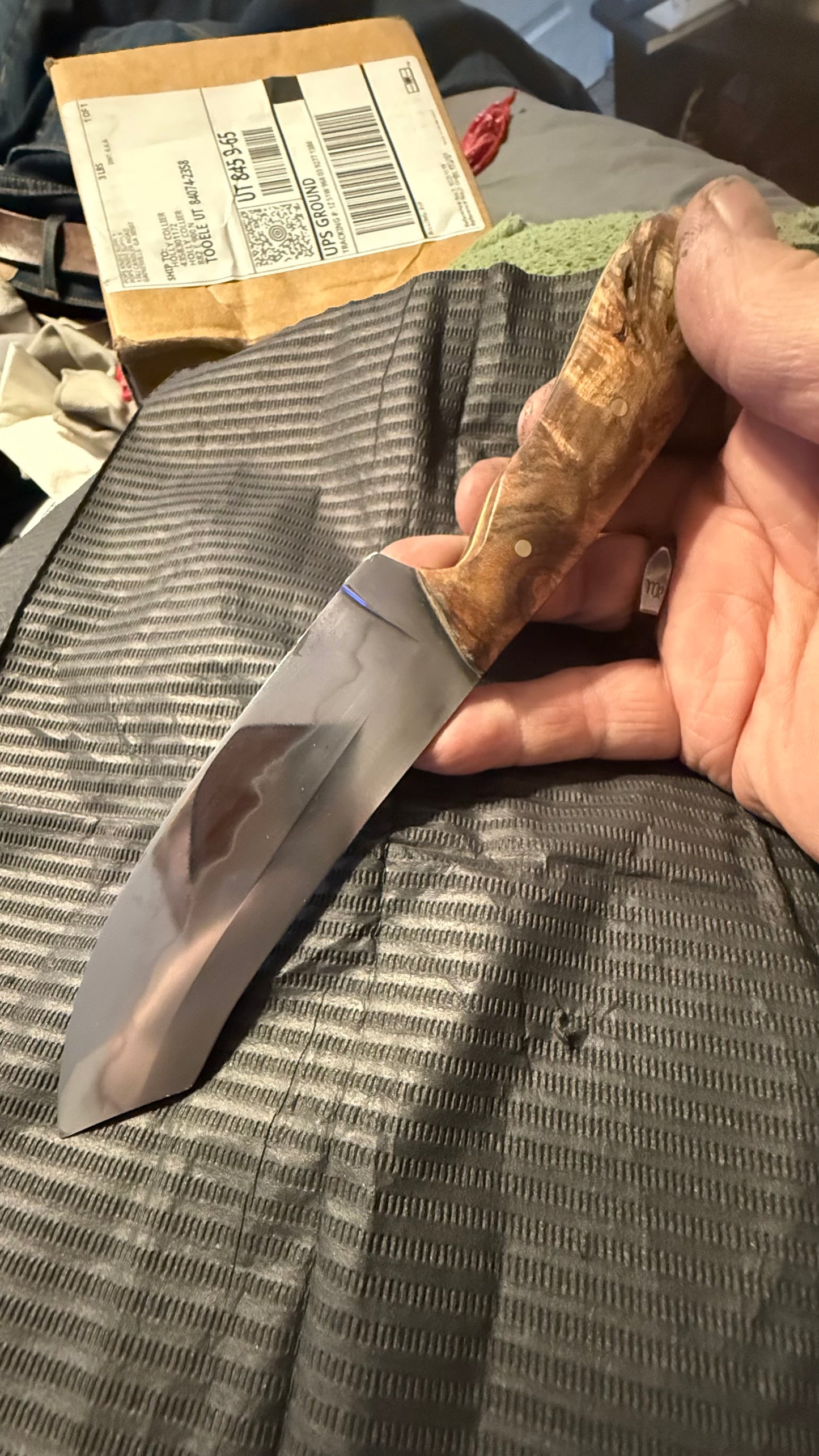 W2 Hand Forged EDC With AUTHENTIC Hamon