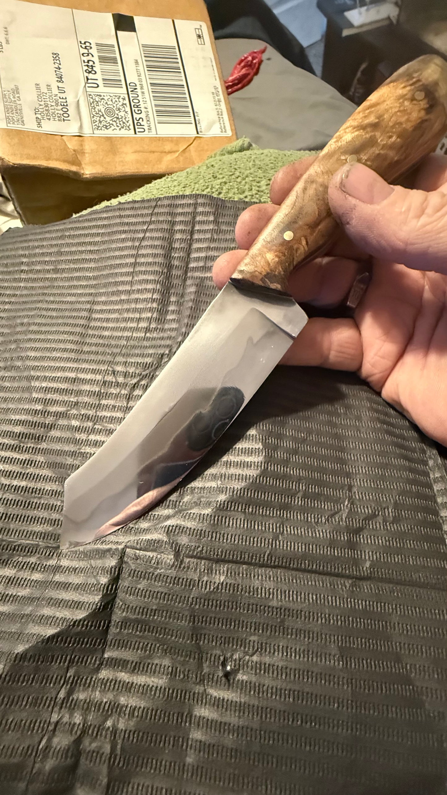 W2 Hand Forged EDC With AUTHENTIC Hamon