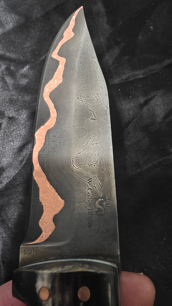 Cumai Damascus hunting Knife